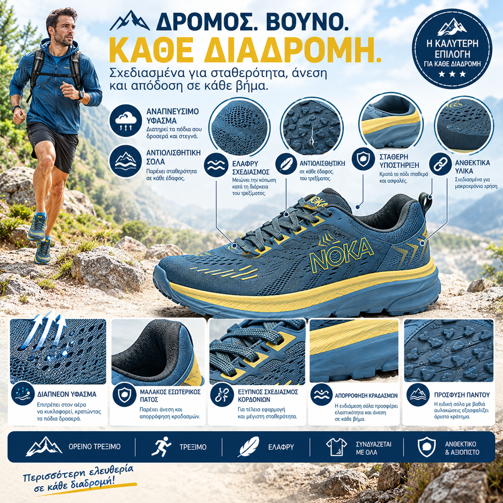 🔥 Τελευταία μέρα! Έκπτωση 30% 🎁 Άνετα αθλητικά παπούτσια — ορθοπεδικά υποδήματα σχεδιασμένα για άτομα με προβλήματα στα πόδια ✅ Προσφέρουν υποστήριξη της καμάρας και ανακουφίζουν από τον πόνο στις αρθρώσεις και τα πόδια.（副本）
