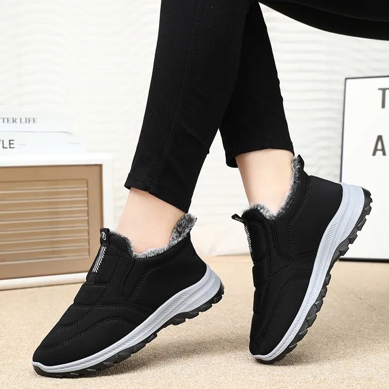 (🔥DNES SLEVA 50 % - NENECHTE SI UJÍT) ⏰ - Měkké a pohodlné zimní italské luxusní značkové semišové ortopedické boty (podpora - úleva od bolesti nohou)