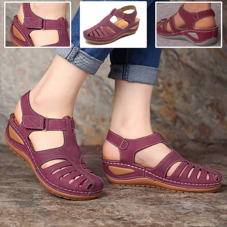 Zapatos ortopédicos FOUNNE® 【🔥 Oferta por tiempo limitado🎁】Sandalias de verano: Diseño ergonómico con construcción calada, cómodas y transpirables, alivian el dolor ✅