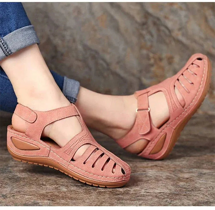 Zapatos ortopédicos FOUNNE® 【🔥 Oferta por tiempo limitado🎁】Sandalias de verano: Diseño ergonómico con construcción calada, cómodas y transpirables, alivian el dolor ✅